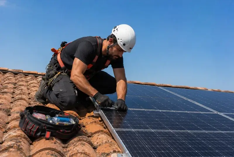 Maintenance et monitoring de panneaux solaires aux Lucs-sur-Boulogne